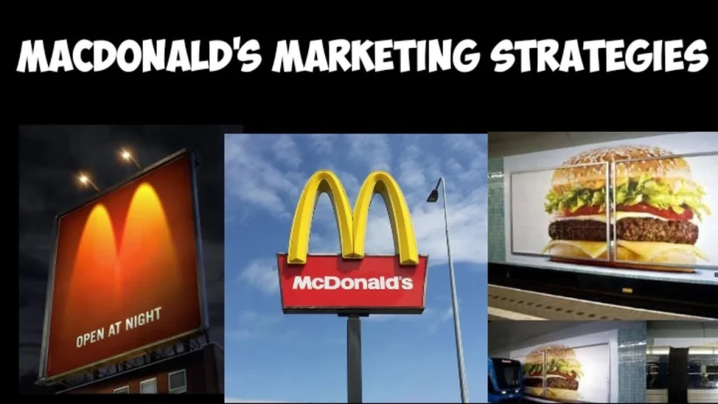 Market penetration strategy of McDonald's